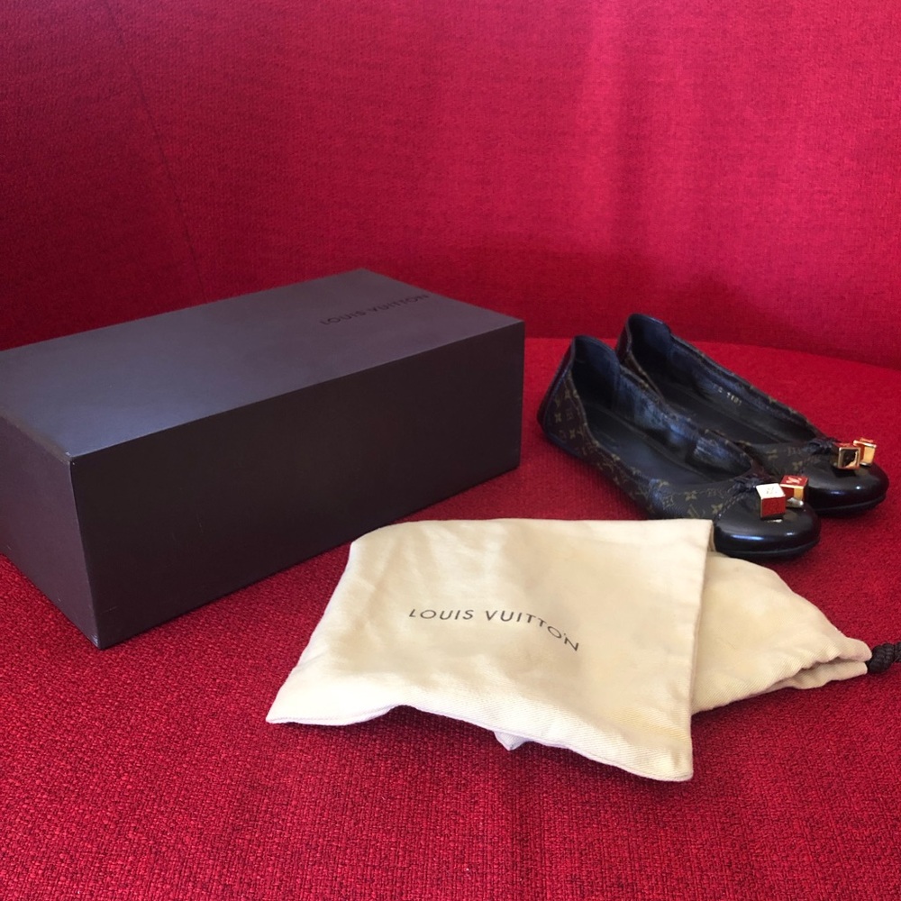 Classic monogram flats by Louis Vuitton